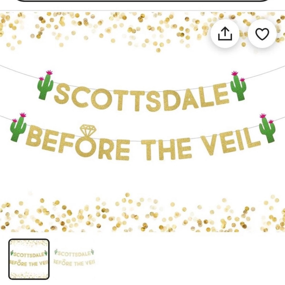 Scottsdale Bachelorette Party Banner/Sign